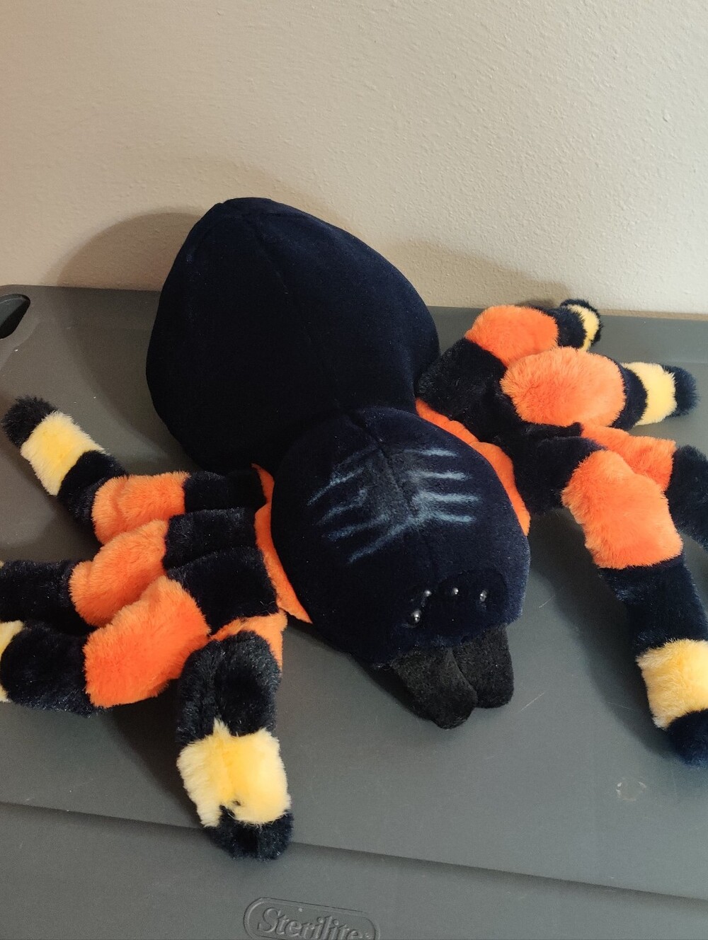 Wildlife Artist 2000 Realistic Vintage Tarantula Stuffed Plush Rare Black Mexica